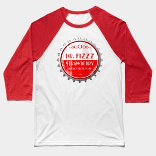 Dr. Fizzz Strawberry Soda Baseball T-Shirt